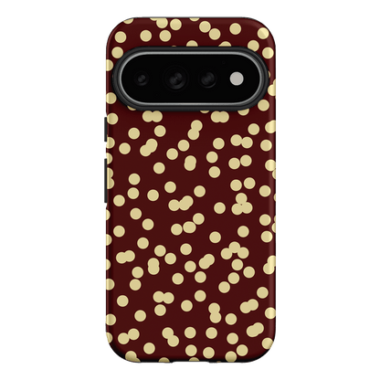 Mini Confetti Burgundy Butter Printed Phone Cases Google Pixel 11 Pro / Armoured by Veronica Tucker - The Dairy