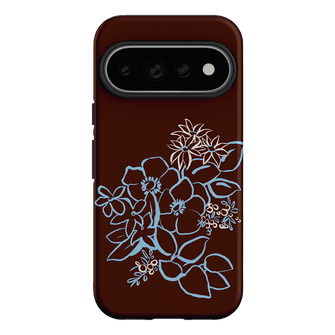 Mocha Posy Printed Phone Cases Google Pixel 11 Pro / Armoured by Typoflora - The Dairy
