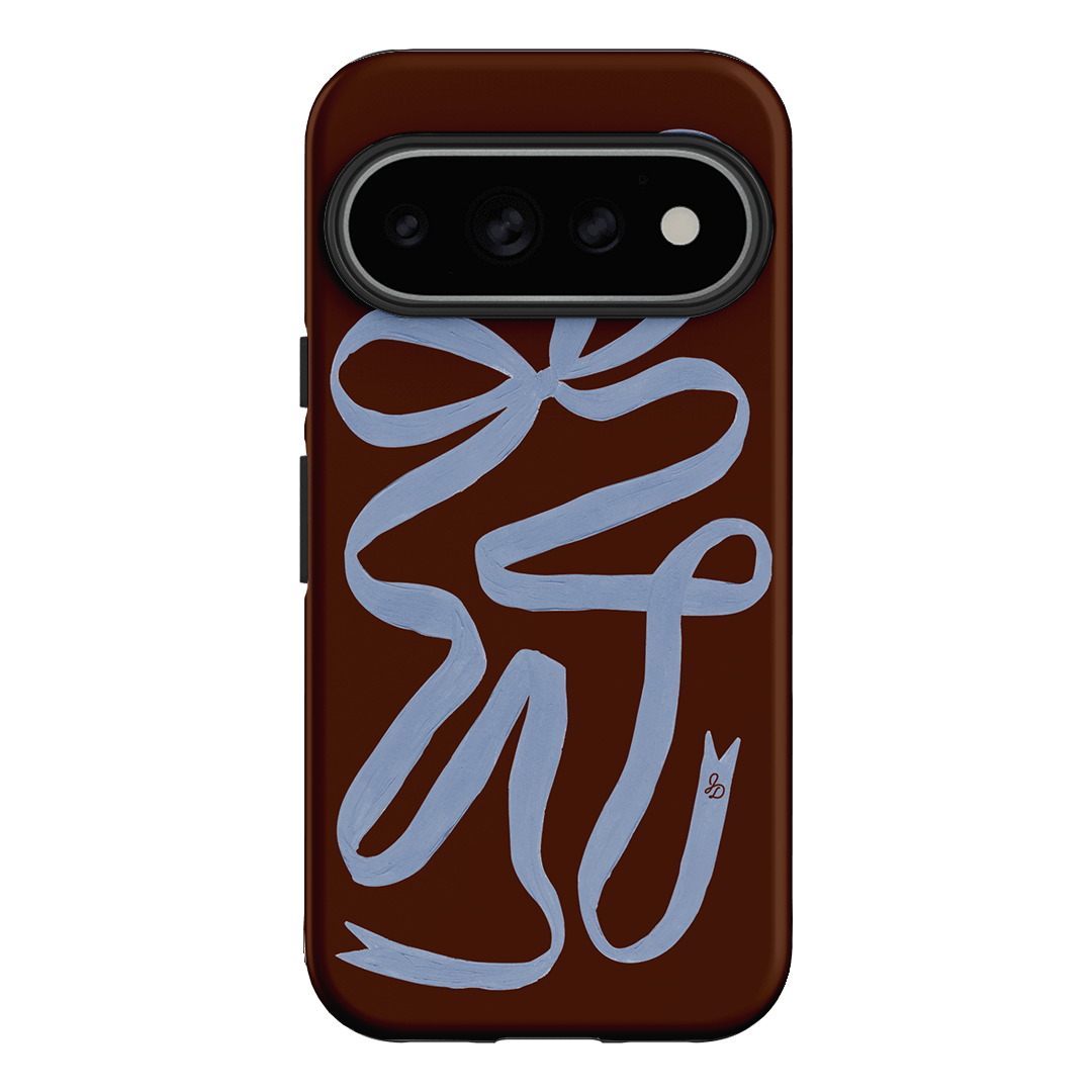 Mocha Ribbon Printed Phone Cases Google Pixel 11 Pro / Armoured by Jasmine Dowling - The Dairy