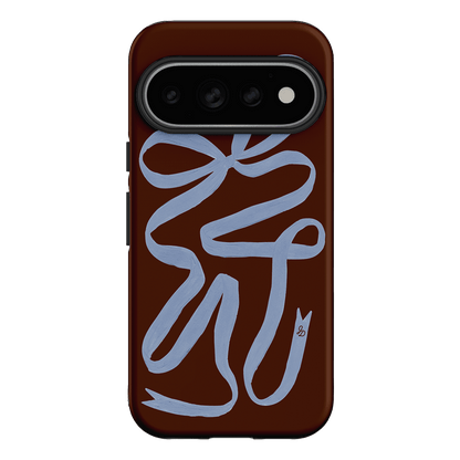 Mocha Ribbon Printed Phone Cases Google Pixel 11 Pro / Armoured by Jasmine Dowling - The Dairy