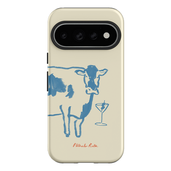 Mootini Blue Printed Phone Cases Google Pixel 11 Pro / Armoured by Phthalo Ruth - The Dairy