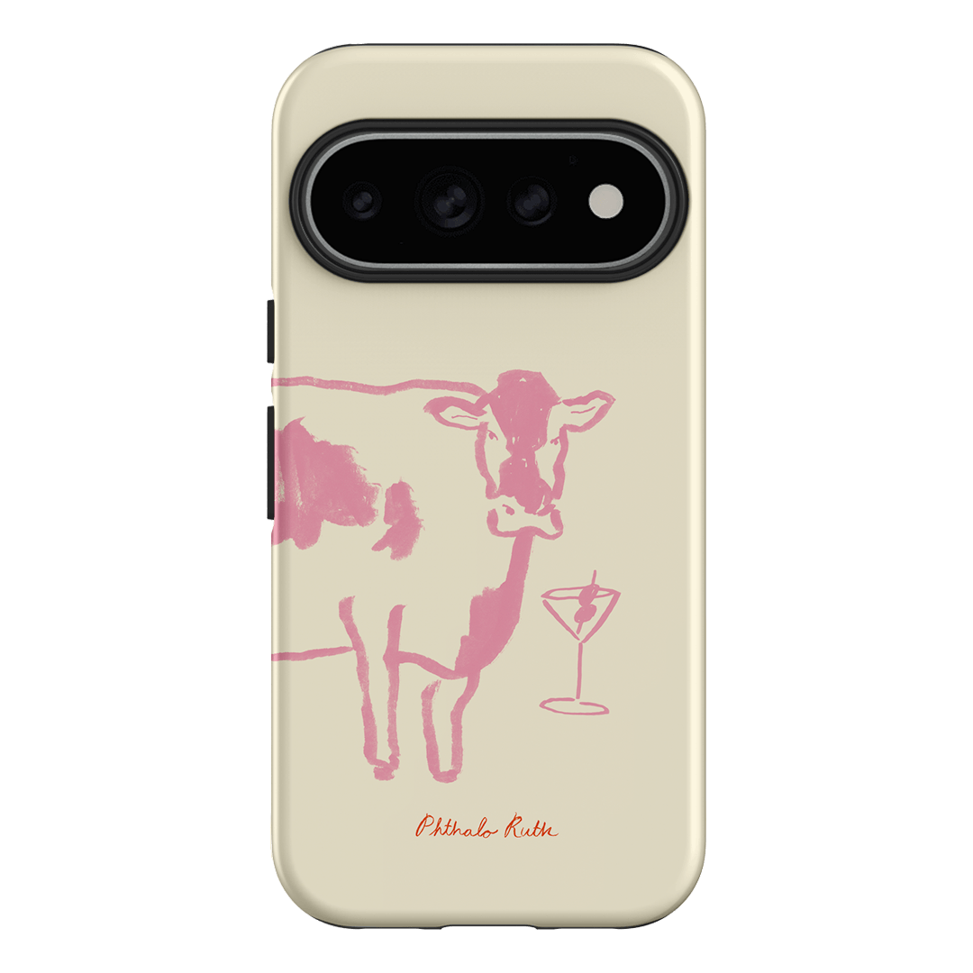 Mootini Pink Printed Phone Cases Google Pixel 11 Pro / Armoured by Phthalo Ruth - The Dairy