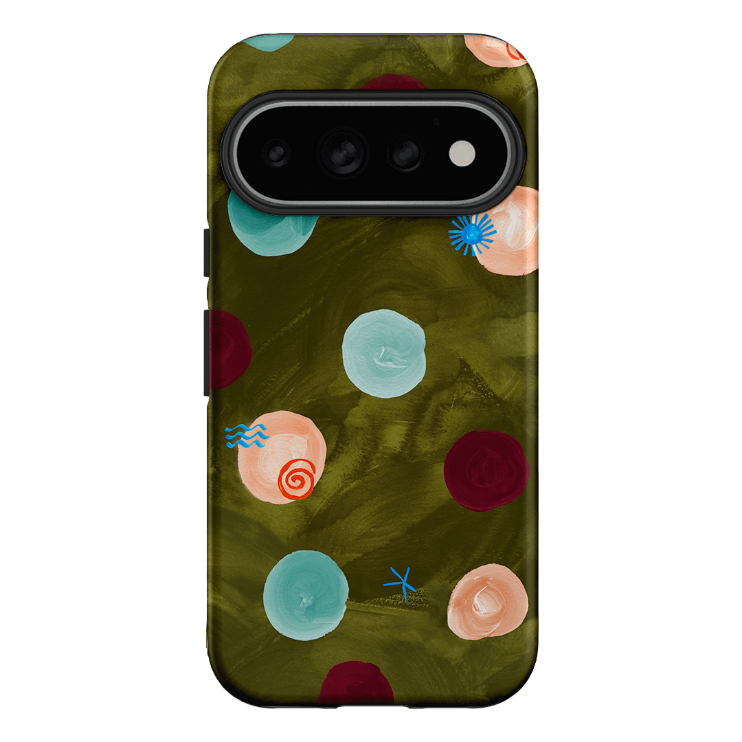 Olive Spot Printed Phone Cases Google Pixel 11 Pro / Armoured by Charlie Taylor - The Dairy