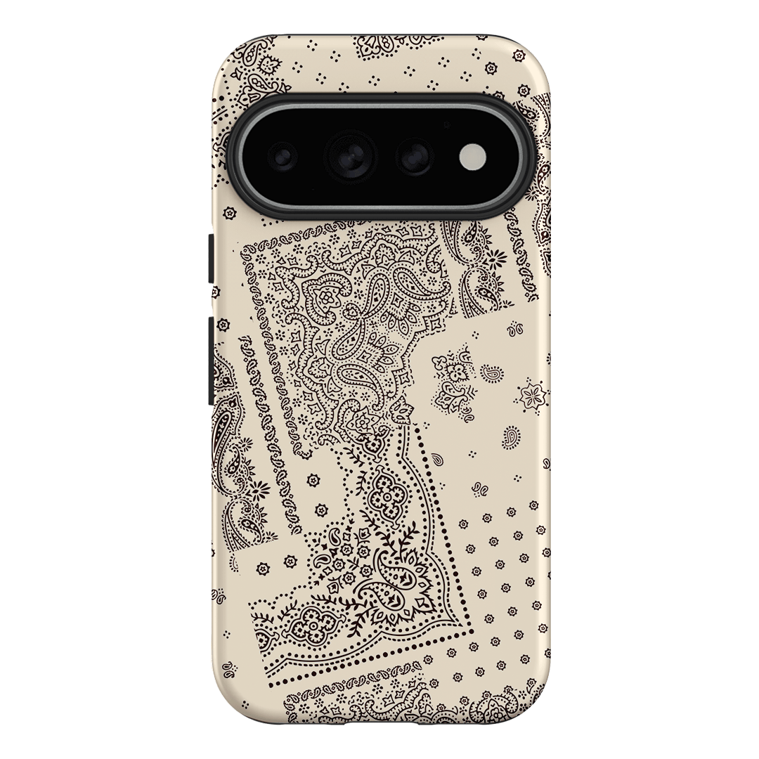 Paisley Ecru Printed Phone Cases Google Pixel 11 Pro / Armoured by The Dairy - The Dairy