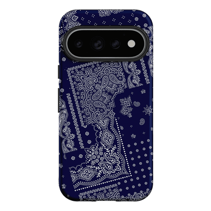 Paisley Indigo Printed Phone Cases Google Pixel 11 Pro / Armoured by The Dairy - The Dairy