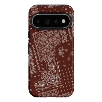Paisley Cinnamon Printed Phone Cases Google Pixel 11 Pro / Armoured by The Dairy - The Dairy