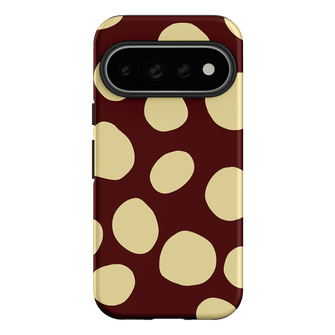 Pebbles Burgundy Butter Printed Phone Cases Google Pixel 11 Pro / Armoured by Veronica Tucker - The Dairy