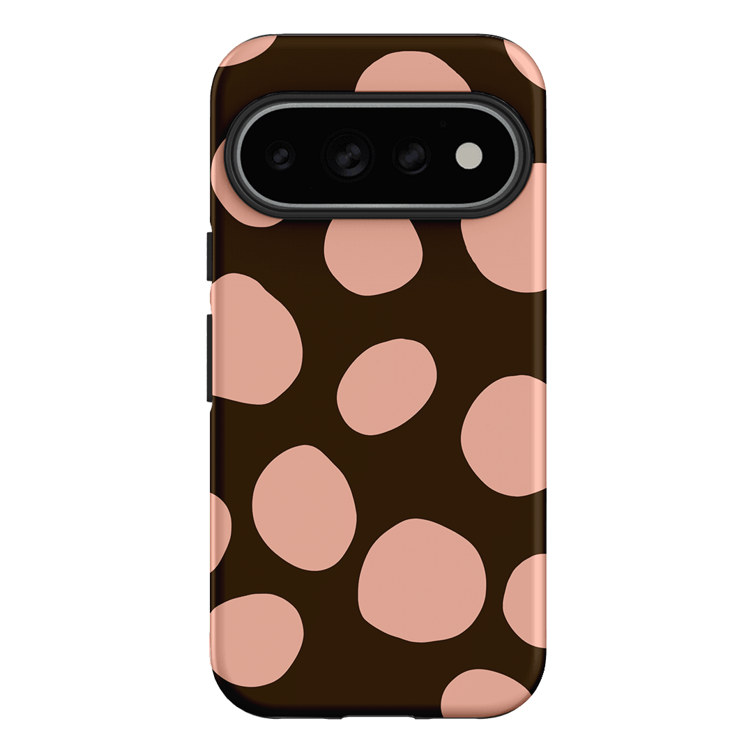 Pebbles Chocolate Pink Printed Phone Cases Google Pixel 11 Pro / Armoured by Veronica Tucker - The Dairy