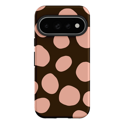 Pebbles Chocolate Pink Printed Phone Cases Google Pixel 11 Pro / Armoured by Veronica Tucker - The Dairy
