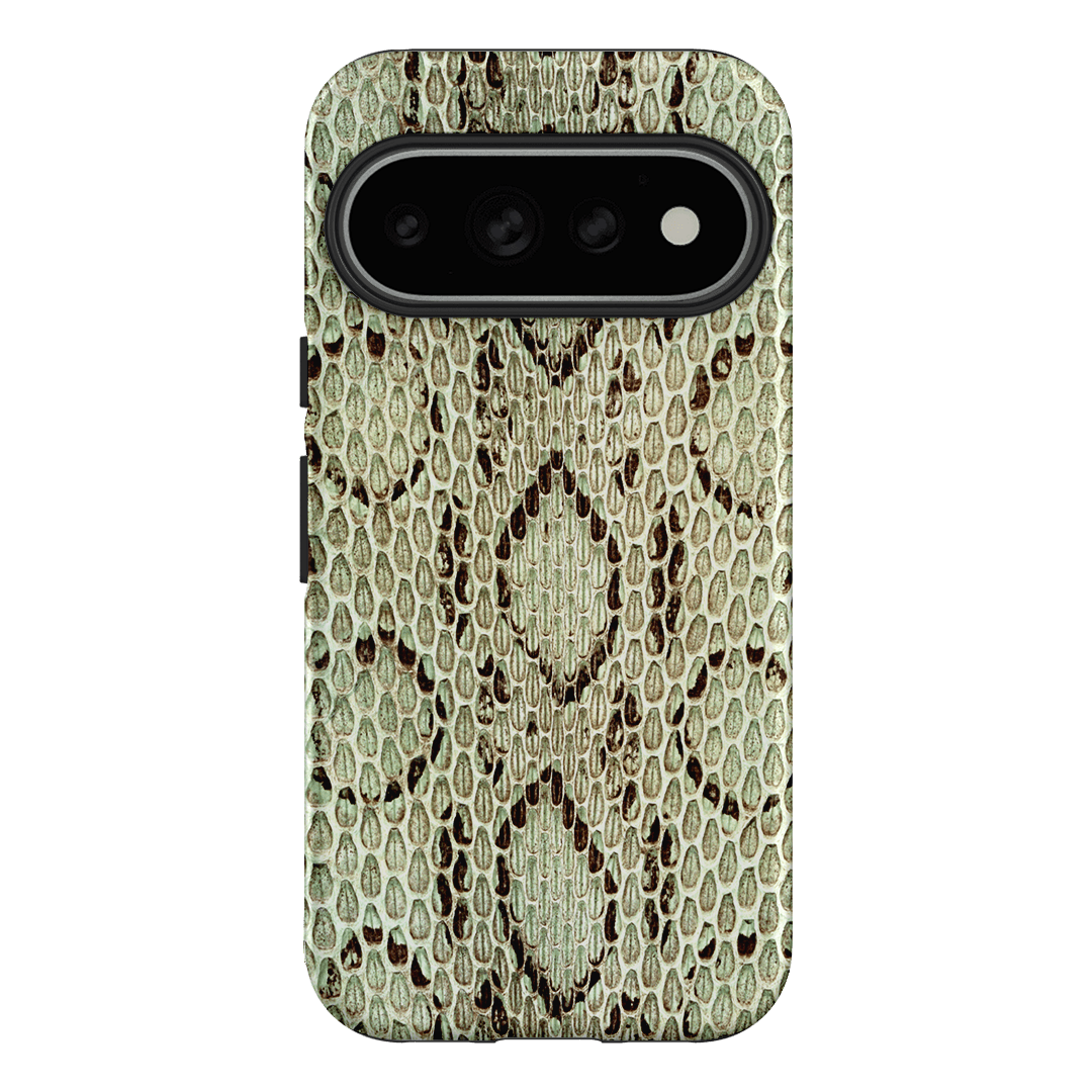Pistachio Python Printed Phone Cases Google Pixel 11 Pro / Armoured by The Dairy - The Dairy