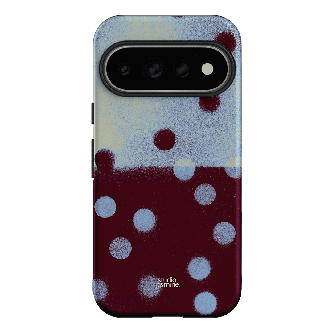Plum Polka Dot Printed Phone Cases Google Pixel 11 Pro / Armoured by Jasmine Dowling - The Dairy