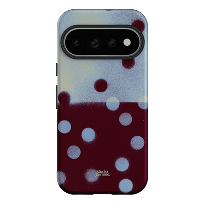 Plum Polka Dot Printed Phone Cases Google Pixel 11 Pro / Armoured by Jasmine Dowling - The Dairy