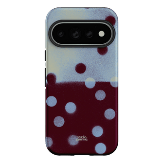 Plum Polka Dot Printed Phone Cases Google Pixel 11 Pro / Armoured by Jasmine Dowling - The Dairy