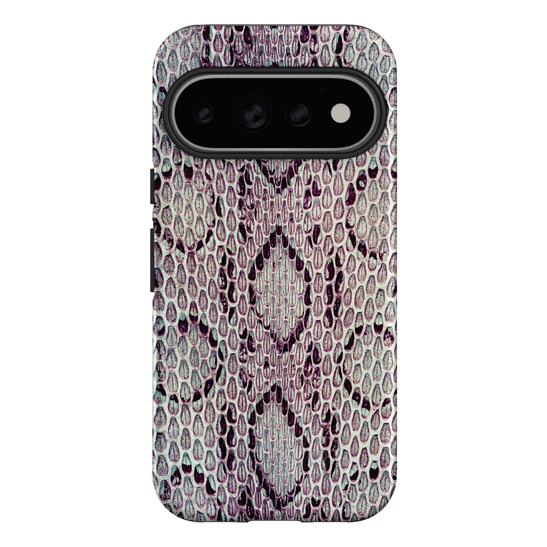 Plum Python Printed Phone Cases Google Pixel 11 Pro / Armoured by The Dairy - The Dairy