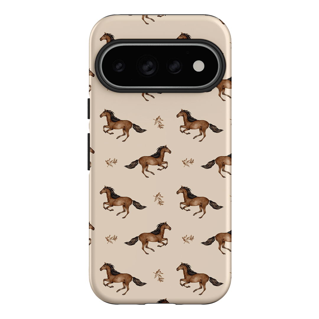 Running Horse Printed Phone Cases Google Pixel 11 Pro / Armoured by Kasiags Art - The Dairy