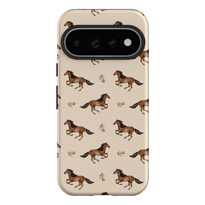 Running Horse Printed Phone Cases Google Pixel 11 Pro / Armoured by Kasiags Art - The Dairy
