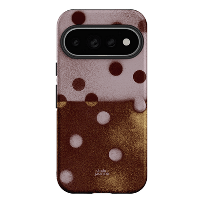 Rust Polka Dot Printed Phone Cases Google Pixel 11 Pro / Armoured by Jasmine Dowling - The Dairy