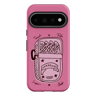 Sardine Social Pink Printed Phone Cases Google Pixel 11 Pro / Armoured by The Dairy - The Dairy