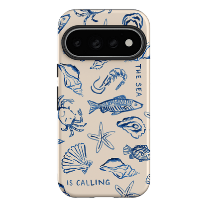 Sea Call Printed Phone Cases Google Pixel 11 Pro / Armoured by Cass Deller - The Dairy