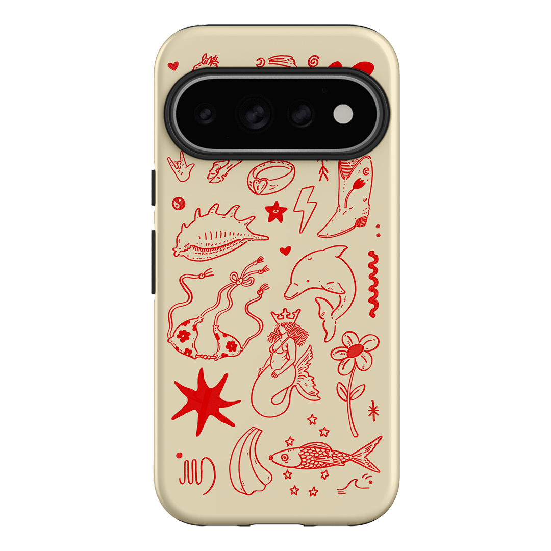 Spiced Cowboy Cream Printed Phone Cases Google Pixel 11 Pro / Armoured by Easty Beasty - The Dairy