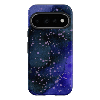 Spotty Navy Printed Phone Cases Google Pixel 11 Pro / Armoured by The Dairy - The Dairy