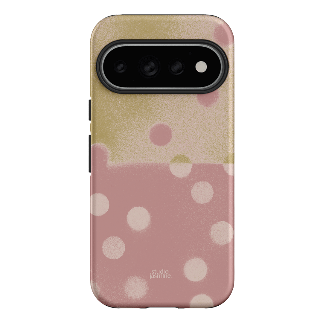 Strawberry Polka Dot Printed Phone Cases Google Pixel 11 Pro / Armoured by Jasmine Dowling - The Dairy