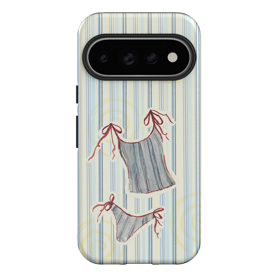 Stripe Tankini Printed Phone Cases Google Pixel 11 Pro / Armoured by Kayla Carr - The Dairy