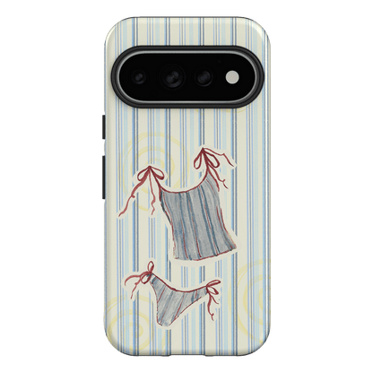 Stripe Tankini Printed Phone Cases Google Pixel 11 Pro / Armoured by Kayla Carr - The Dairy
