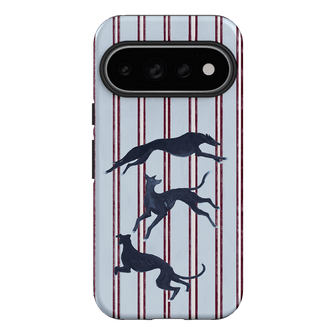 Stripey Hounds Printed Phone Cases Google Pixel 11 Pro / Armoured by Lisa Hu - The Dairy