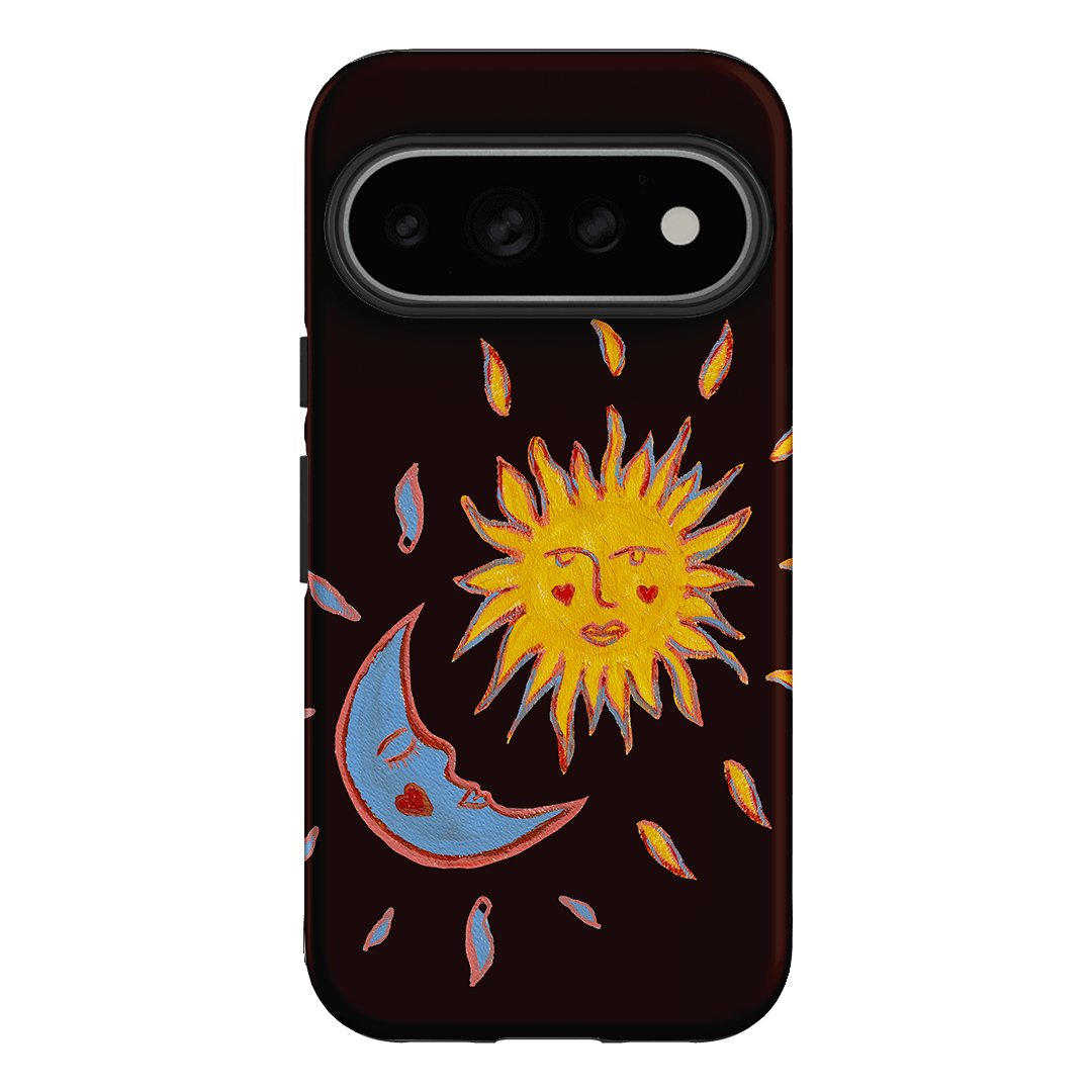 Sun & Moon Plum Printed Phone Cases Google Pixel 11 Pro / Armoured by BG. Studio - The Dairy