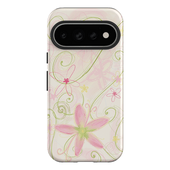 Swirl Pink Printed Phone Cases Google Pixel 11 Pro / Armoured by Kayla Carr - The Dairy