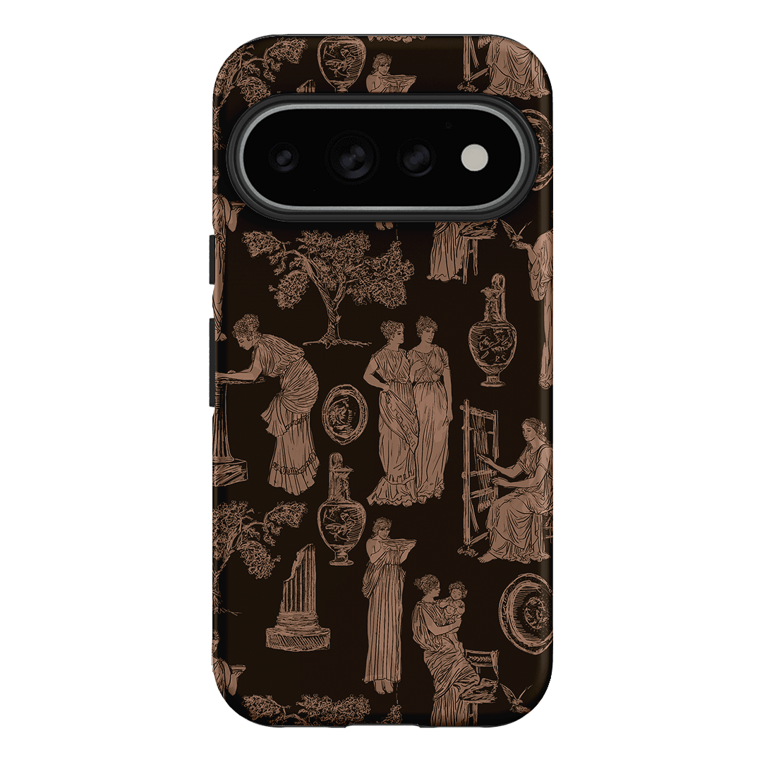 Symposium Burnt Umber Printed Phone Cases Google Pixel 11 Pro / Armoured by Veronica Tucker - The Dairy