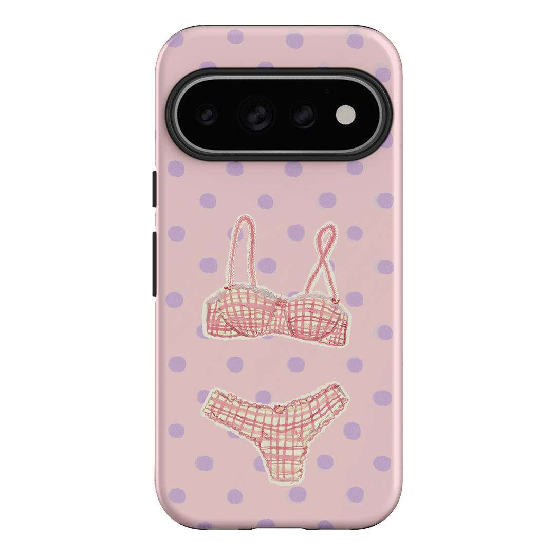 Vintage Gingham Printed Phone Cases Google Pixel 11 Pro / Armoured by Kayla Carr - The Dairy
