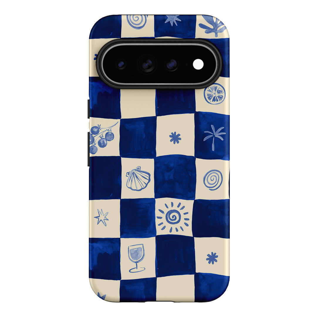 Afternoon Mezze Azure Printed Phone Cases Google Pixel 11 Pro XL / Armoured by Charlie Taylor - The Dairy