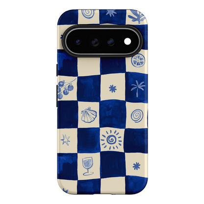 Afternoon Mezze Azure Printed Phone Cases Google Pixel 11 Pro XL / Armoured by Charlie Taylor - The Dairy