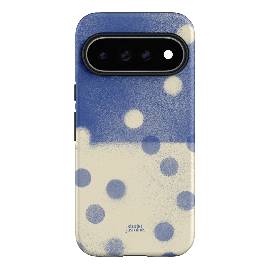 Bleu Polka Dot Printed Phone Cases Google Pixel 11 Pro XL / Armoured by Jasmine Dowling - The Dairy