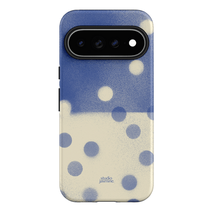 Bleu Polka Dot Printed Phone Cases Google Pixel 11 Pro XL / Armoured by Jasmine Dowling - The Dairy