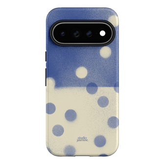 Bleu Polka Dot Printed Phone Cases Google Pixel 11 Pro XL / Armoured by Jasmine Dowling - The Dairy