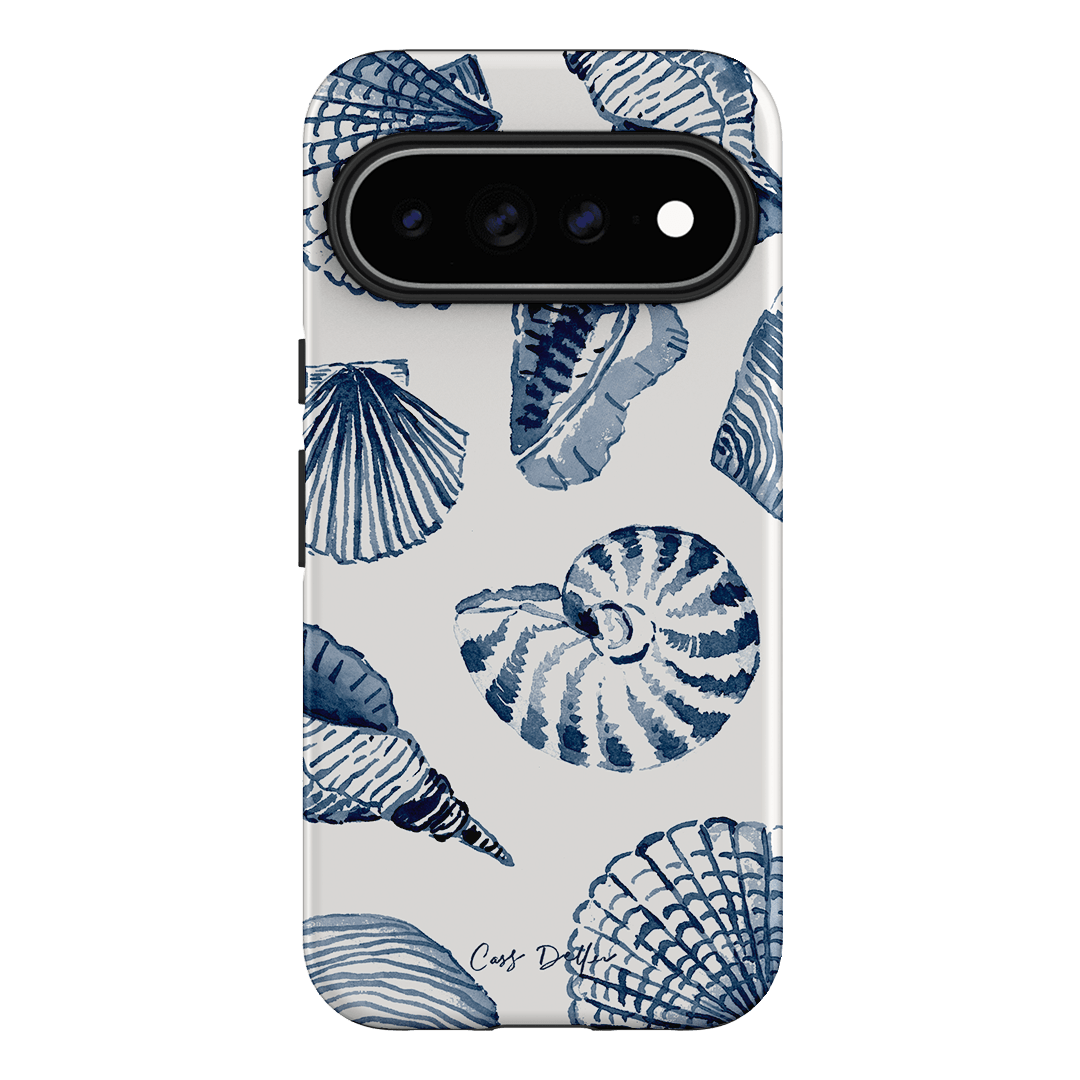 Blue Shells Printed Phone Cases Google Pixel 11 Pro XL / Armoured by Cass Deller - The Dairy