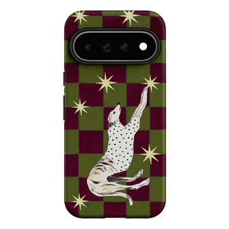 Check Greyhound Green Printed Phone Cases Google Pixel 11 Pro XL / Armoured by Lisa Hu - The Dairy