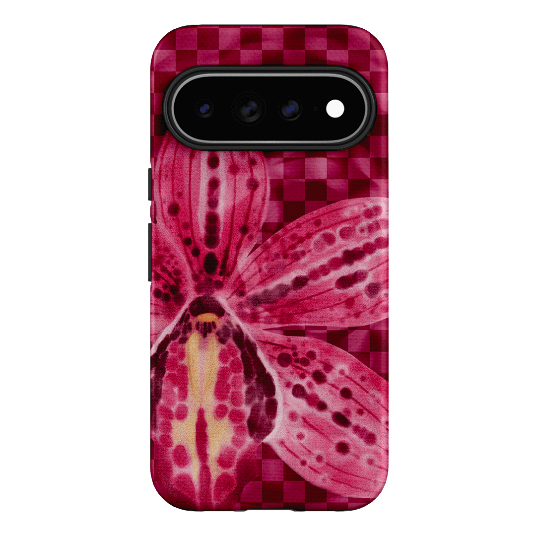 Check Orchid Printed Phone Cases Google Pixel 11 Pro XL / Armoured by Sally Hungerford - The Dairy