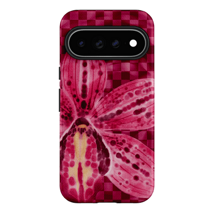 Check Orchid Printed Phone Cases Google Pixel 11 Pro XL / Armoured by Sally Hungerford - The Dairy