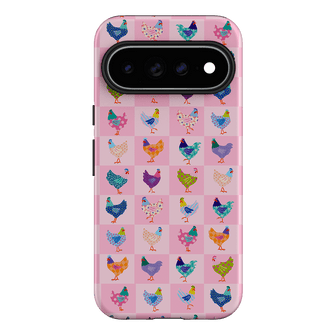 Checkered Chickens Printed Phone Cases Google Pixel 11 Pro XL / Armoured by Kayla Henley - The Dairy