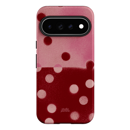 Cherry Polka Dot Printed Phone Cases Google Pixel 11 Pro XL / Armoured by Jasmine Dowling - The Dairy