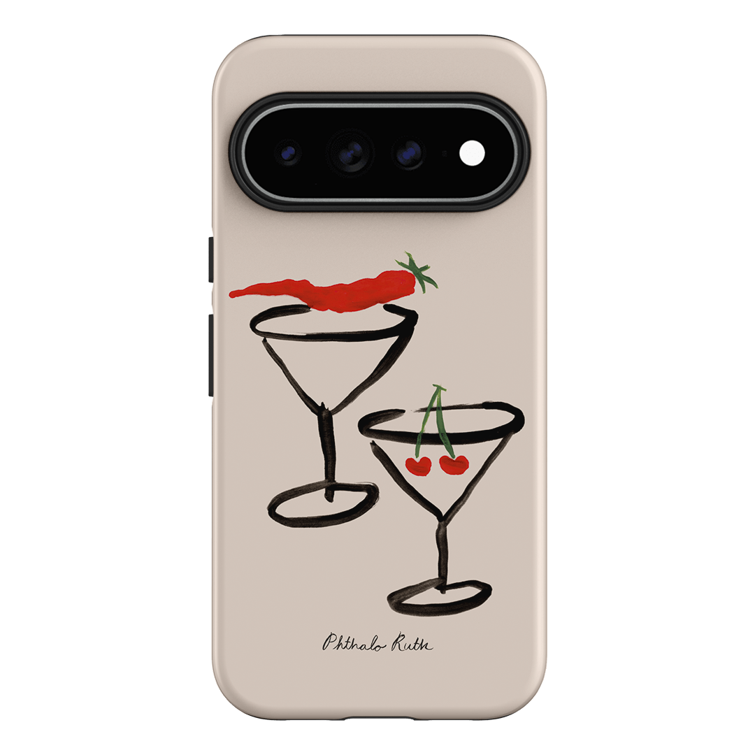 Chili Cherry Printed Phone Cases Google Pixel 11 Pro XL / Armoured by Phthalo Ruth - The Dairy