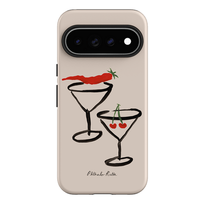 Chili Cherry Printed Phone Cases Google Pixel 11 Pro XL / Armoured by Phthalo Ruth - The Dairy