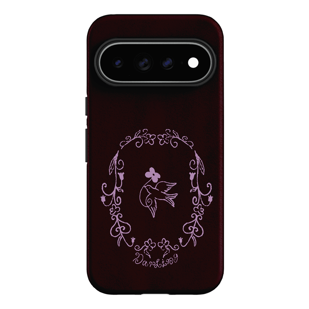 Darling Burgundy Printed Phone Cases by The Dairy - The Dairy