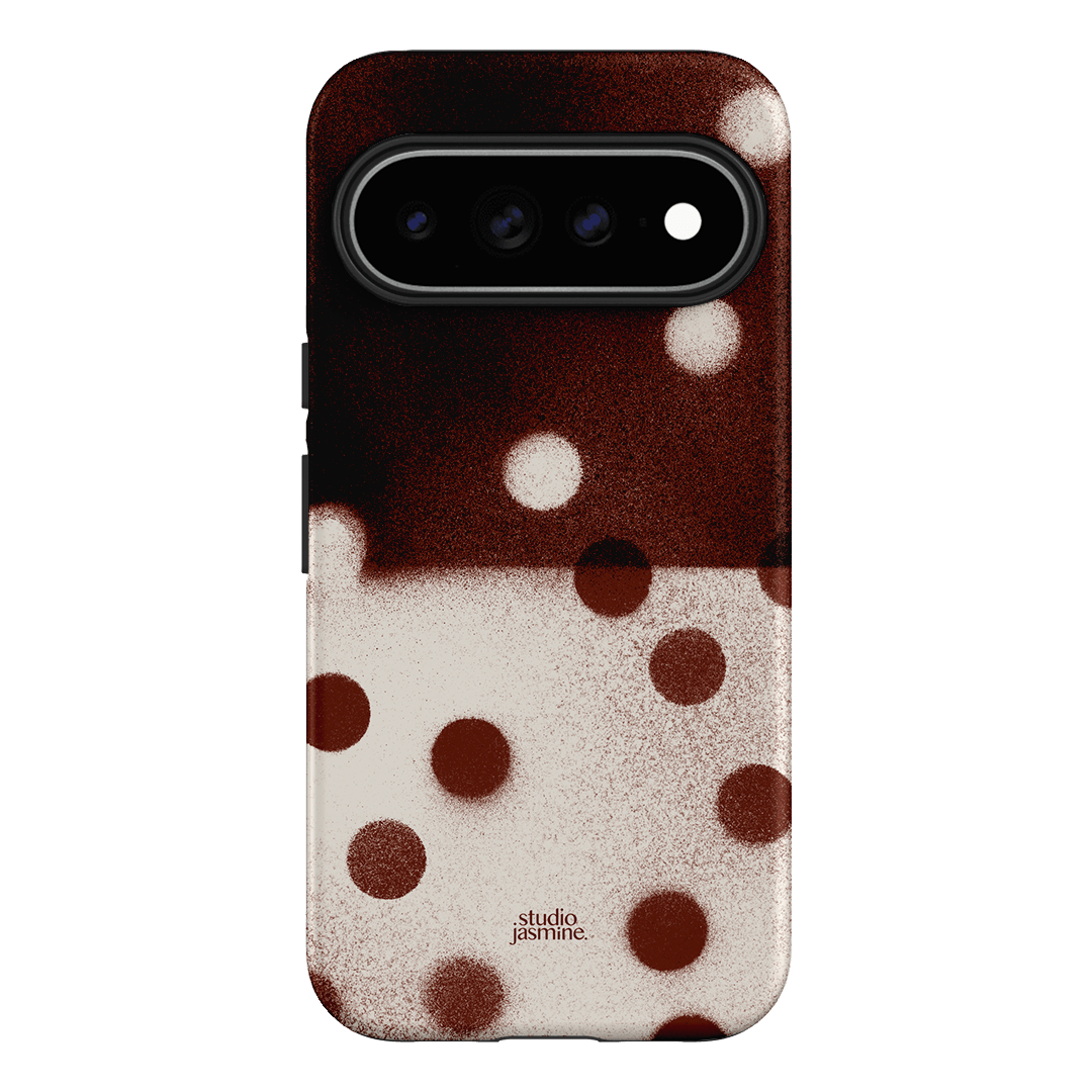 Espresso Polka Dot Printed Phone Cases Google Pixel 11 Pro XL / Armoured by Jasmine Dowling - The Dairy
