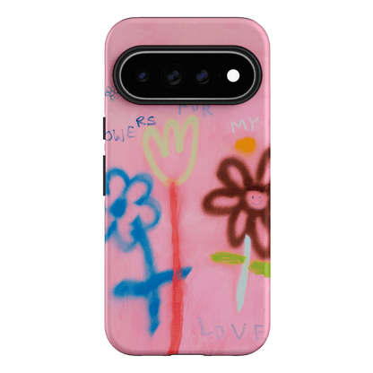 Flowers Printed Phone Cases Google Pixel 11 Pro XL / Armoured by Kate Eliza - The Dairy
