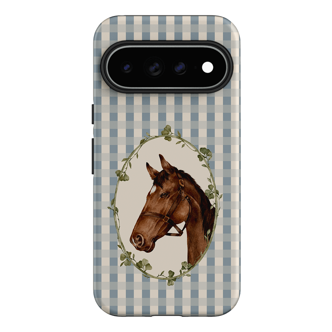 Gingham Horse Printed Phone Cases Google Pixel 11 Pro XL / Armoured by Kasiags Art - The Dairy